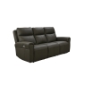 Vida Living Ross Leather Electric Recliner 3 Seater Sofa