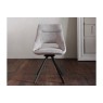 Paige Soft Cotton Dining Chair in Light Grey (Pair)