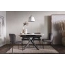 Maya Linen Dining Chair in Dark Grey (Pair) Maya Linen Dining Chair in Dark Grey (Pair)