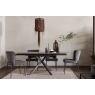 Baker Furniture Maya Linen Dining Chair in Dark Grey (Pair)