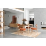 Baker Furniture G Plan Flora Retro Pair Of Dining Arm Chairs in Orange