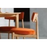 G Plan Flora Retro Pair Of Dining Arm Chairs in Orange G Plan Flora Retro Pair Of Dining Arm Chairs in Orange