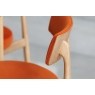 G Plan Flora Retro Pair Of Dining Arm Chairs in Orange G Plan Flora Retro Pair Of Dining Arm Chairs in Orange