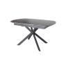 Baker Furniture Sintered Stone 140-200cm Twist Extending Dining Table in Grey