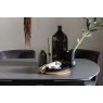 Sintered Stone 140-200cm Twist Extending Dining Table in Grey Sintered Stone 140-200cm Twist Extending Dining Table in Grey