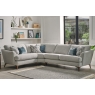 Ashwood Designs Hampton Boucle Upholstered 4 Seater Corner Sofa