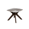 Vida Living Ariyan Walnut and Sintered Stone Lamp Table