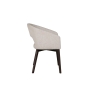 Vida Living Ariyan Curved Fabric Dining Chairs in Natural (Pair)