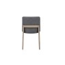 Feltz Smoked Oak and Fabric Dining Chairs in Dark Grey Feltz Smoked Oak and Fabric Dining Chairs in Dark Grey