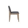 Feltz Smoked Oak and Fabric Dining Chairs in Dark Grey Feltz Smoked Oak and Fabric Dining Chairs in Dark Grey