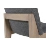 Feltz Smoked Oak and Fabric Dining Chairs in Dark Grey Feltz Smoked Oak and Fabric Dining Chairs in Dark Grey