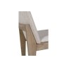 Feltz Smoked Oak and Fabric Dining Chairs in Natural Feltz Smoked Oak and Fabric Dining Chairs in Natural
