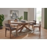 Vida Living Feltz Smoked Oak 190cm Oval Dining Table Set with 6 Chairs
