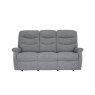 Celebrity Celebrity Hollingwell Fabric Power Recliner 3 Seater Sofa With Lumber & Headrest Support