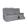 Celebrity Celebrity Hollingwell Fabric Power Recliner 3 Seater Sofa With Lumber & Headrest Support
