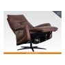 Pablo Leather 360 Swivel Triple Motor Electric Recliner Chair in Dark Brown Pablo Leather 360 Swivel Triple Motor Electric Recliner Chair in Dark Brown