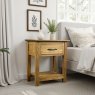Moda Solid Oak 1 Drawer Night Stand Table Moda Solid Oak 1 Drawer Night Stand Table
