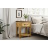 Moda Solid Oak 1 Drawer Night Stand Table Moda Solid Oak 1 Drawer Night Stand Table