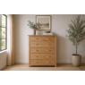 Devon Solid Oak 4 + 2 Chest of Drawers Devon Solid Oak 4 + 2 Chest of Drawers