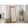 Moda Solid Oak Cheval Mirror Moda Solid Oak Cheval Mirror
