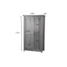 Moda Solid Oak Hanging Wardrobe Moda Solid Oak Hanging Wardrobe