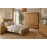 Devon Solid Oak Triple Wardrobe Devon Solid Oak Triple Wardrobe