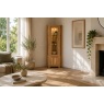 Devon 100% Solid Oak Corner Display Cabinet Devon 100% Solid Oak Corner Display Cabinet