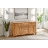 Moda 100% Solid Oak 4ft6in Sideboard Dresser Base Moda 100% Solid Oak 4ft6in Sideboard Dresser Base