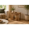 Devon 100% Solid Oak Nest Of Tables Devon 100% Solid Oak Nest Of Tables