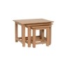 Moda 100% Solid Oak Nest Of Tables Moda 100% Solid Oak Nest Of Tables