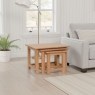 Moda 100% Solid Oak Nest Of Tables Moda 100% Solid Oak Nest Of Tables