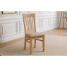 Devon 100% Solid Oak Extending Dining Table & 4 Slatted Back Chairs Devon 100% Solid Oak Extending Dining Table & 4 Slatted Back Chairs