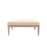 Gallery Direct Artisan Limewash Oak Coffee Table with Fabric Top and Bobbin Detail Gallery Direct Artisan Limewash Oak Coffee Table with Fabric Top and Bobbin Detail