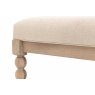 Gallery Direct Artisan Limewash Oak Coffee Table with Fabric Top and Bobbin Detail Gallery Direct Artisan Limewash Oak Coffee Table with Fabric Top and Bobbin Detail