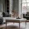 Gallery Direct Artisan Limewash Oak Coffee Table with Fabric Top and Bobbin Detail Gallery Direct Artisan Limewash Oak Coffee Table with Fabric Top and Bobbin Detail
