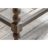 Gallery Direct Artisan Limewash Oak Side Table with Bobbin Detail Gallery Direct Artisan Limewash Oak Side Table with Bobbin Detail