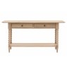 Gallery Direct Artisan Limewash Oak Console Table with Bobbin Detail Gallery Direct Artisan Limewash Oak Console Table with Bobbin Detail