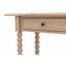 Gallery Direct Artisan Limewash Oak Console Table with Bobbin Detail Gallery Direct Artisan Limewash Oak Console Table with Bobbin Detail