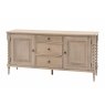 Gallery Direct Artisan Limewash Oak Large Sideboard with Bobbin Detail Gallery Direct Artisan Limewash Oak Large Sideboard with Bobbin Detail