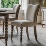 Gallery Direct Artisan Limewash Oak Linen Dining Chair with Bobbin Detail (Pair) Gallery Direct Artisan Limewash Oak Linen Dining Chair with Bobbin Detail (Pair)