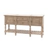 Gallery Direct Vancouver Rustic Pine Sideboard with Marble Top Gallery Direct Vancouver Rustic Pine Sideboard with Marble Top