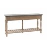 Gallery Direct Vancouver Rustic Pine Console Table with Marble Top Gallery Direct Vancouver Rustic Pine Console Table with Marble Top