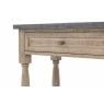 Gallery Direct Vancouver Rustic Pine Console Table with Marble Top Gallery Direct Vancouver Rustic Pine Console Table with Marble Top