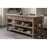 Gallery Direct Vancouver Rustic Pine Large Kitchen Island with Marble Top Gallery Direct Vancouver Rustic Pine Large Kitchen Island with Marble Top