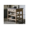 Gallery Direct Vancouver Rustic Pine Small Kitchen Island with Marble Top Gallery Direct Vancouver Rustic Pine Small Kitchen Island with Marble Top
