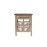 Gallery Direct Vancouver Rustic Pine Small Kitchen Island with Marble Top Gallery Direct Vancouver Rustic Pine Small Kitchen Island with Marble Top