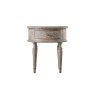 Gallery Direct Mustique French Colonial Round 1 Drawer Side Table Gallery Direct Mustique French Colonial Round 1 Drawer Side Table