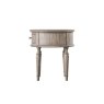 Gallery Direct Mustique French Colonial Round 1 Drawer Side Table Gallery Direct Mustique French Colonial Round 1 Drawer Side Table