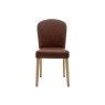 Gallery Direct Hinton Brown Leather Dining Chair Gallery Direct Hinton Brown Leather Dining Chair