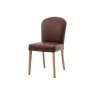 Gallery Direct Hinton Brown Leather Dining Chair Gallery Direct Hinton Brown Leather Dining Chair